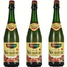Cidre Doux Normand / French Normandy Sweet Cider x 3 La Fauconnerie