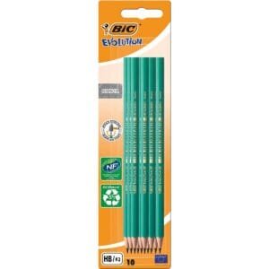 Pencil HB graphites BIC EVOLUTION x10