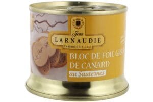 Bloc de foie gras de canard au Sauternes LARNAUDIE 150g