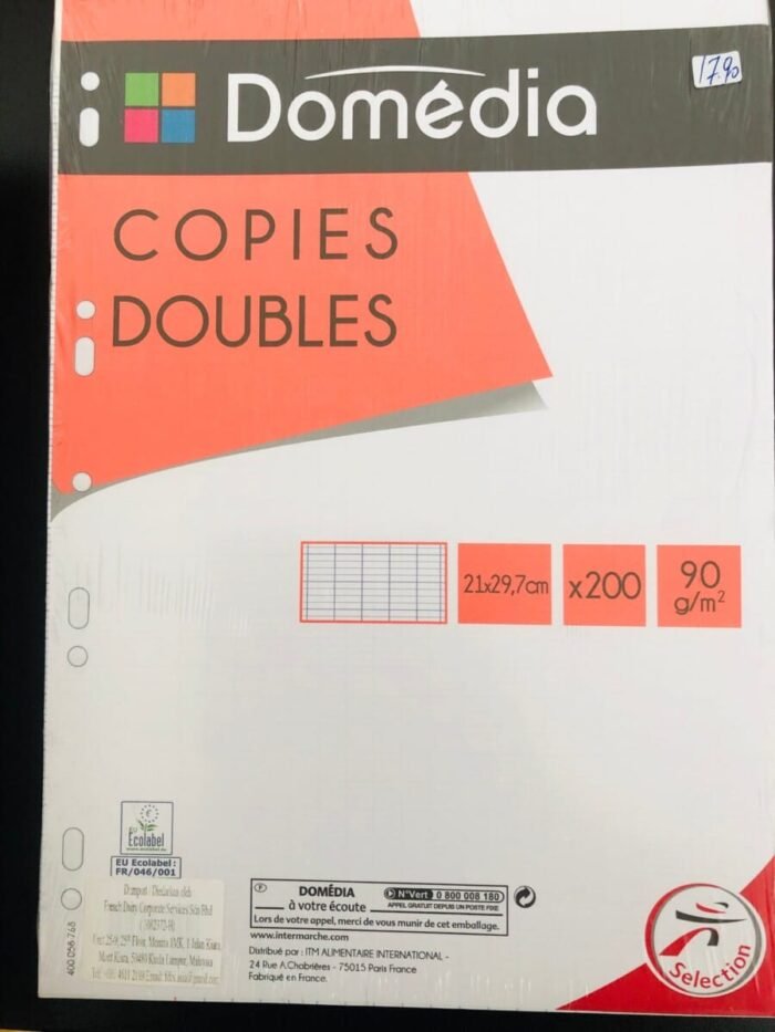 SEYES A4 Perforated Double Copies x 200 DOMEDIA