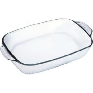 Lasagna plate Rectangle glass dish 40x26cm