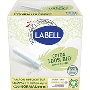 Normal Organic Tampon with applicator x16 LABELL