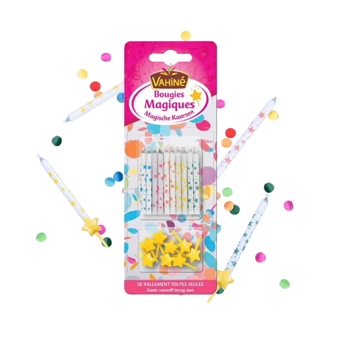 Magic birthday candles / self-relighting candles x10