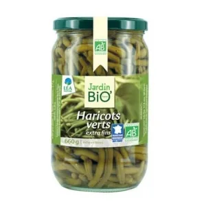 JARDIN BIO Organic Very Thin Green beans 660g