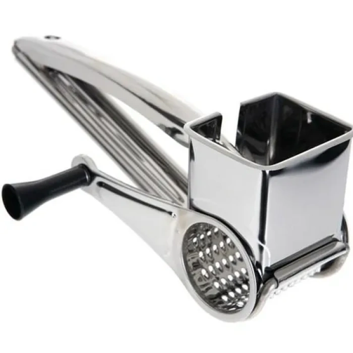 Stainless steel cheese mill